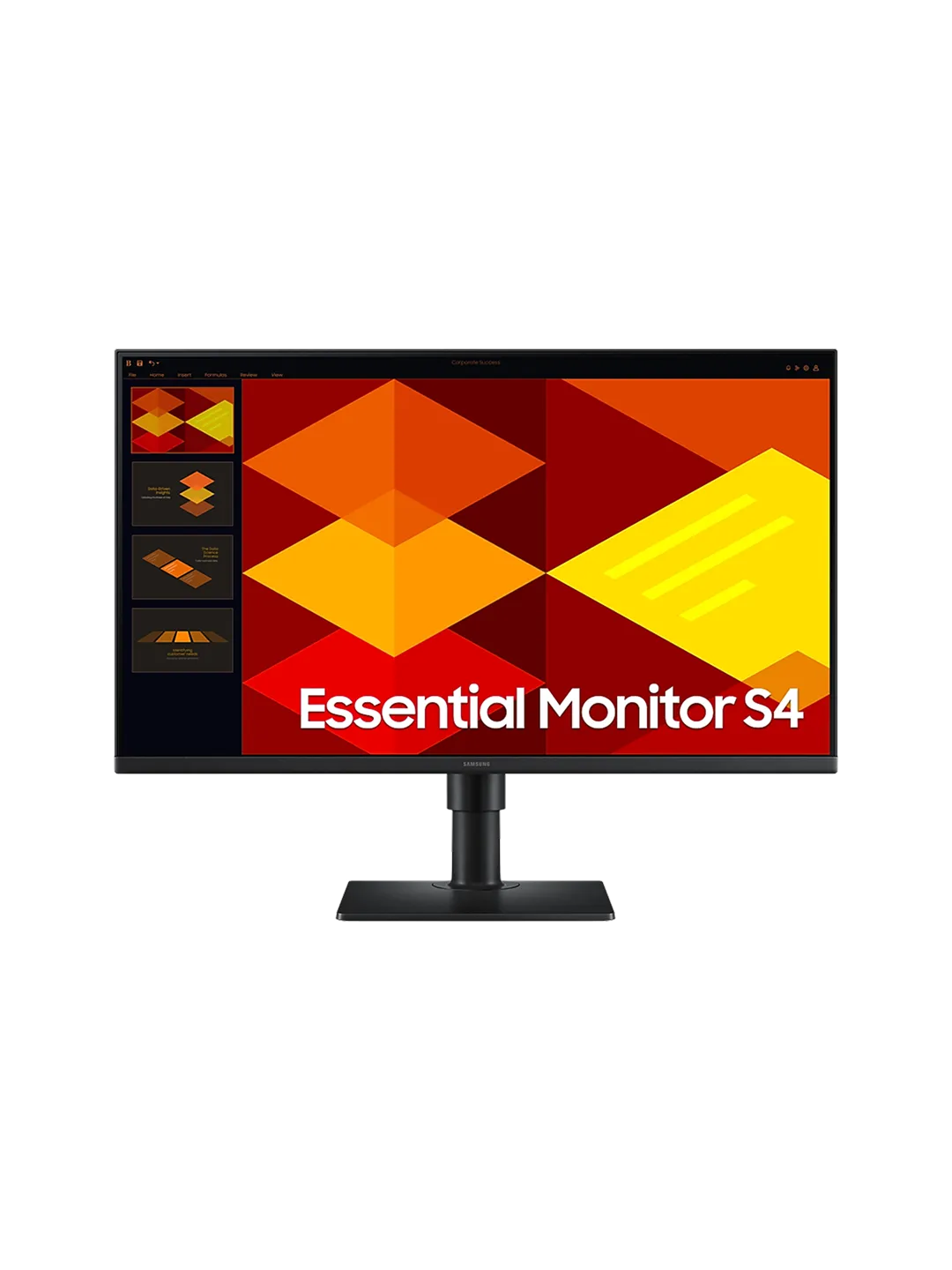 Samsung - 27 LS27D400GAIXCI S4  LED Monitor, IPS, 100Hz, 5mc, FHD (1920x1080), High adjustable, HDMI, DVI, Black