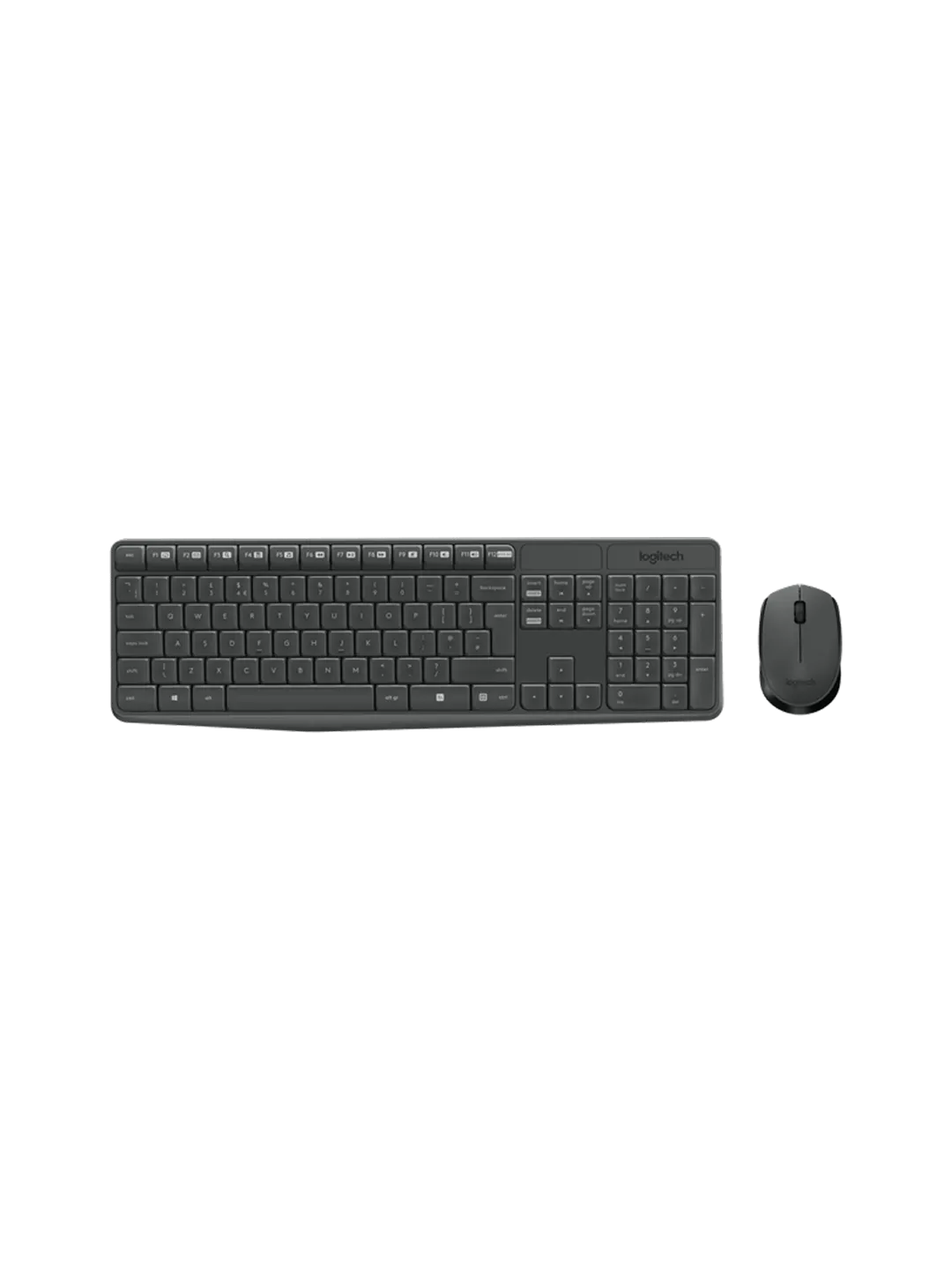 Logitech MK235 Беспроводной Комбо, Серый