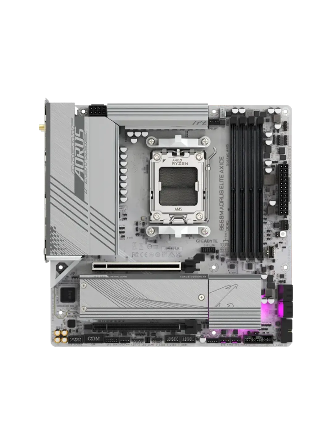 Gigabyte B650M AORUS ELITE AX ICE