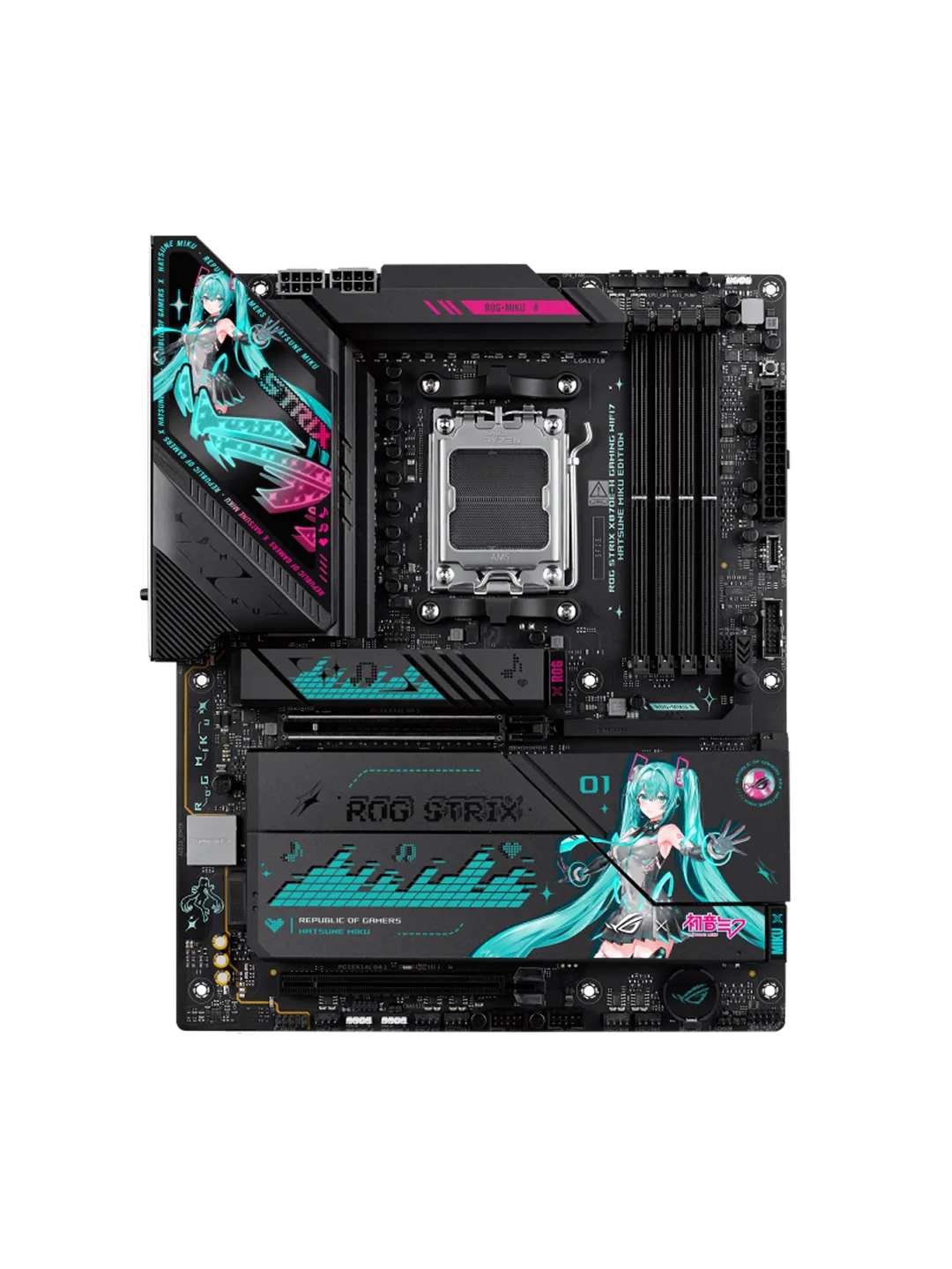 ASUS ROG STRIX X870E-H GAMING WIFI 7 HATSUNE MIKU EDITION