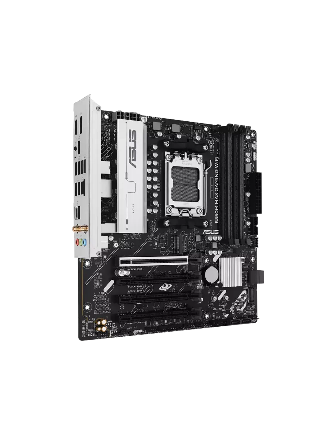 ASUS AMD AM5 B850 MAX GAMING WIFI WHITE — 2