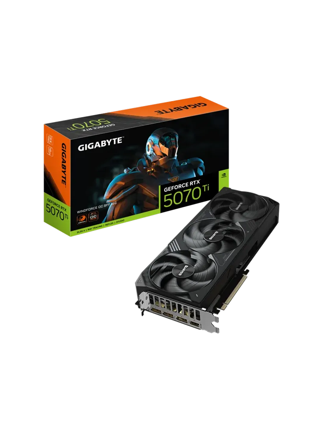 Gigabyte - 16GB GeForce RTX5070Ti WINDFORCE OC — 4
