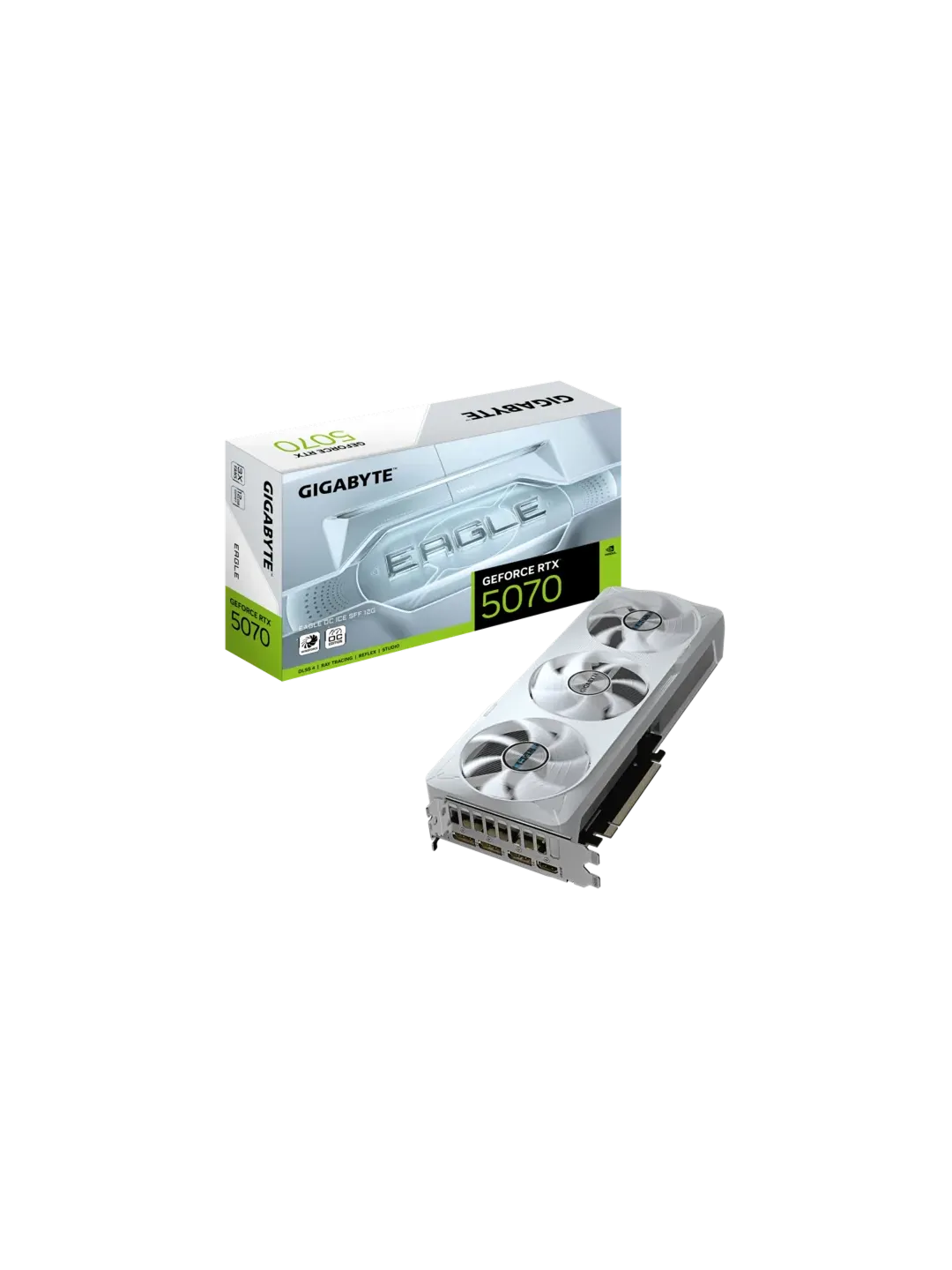 Gigabyte - 12GB GeForce RTX5070 EAGLE OC ICE — 4