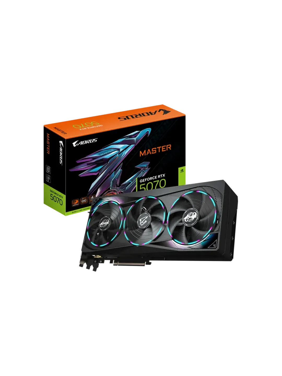 Gigabyte - 12GB GeForce RTX5070 AORUS MASTER — 4