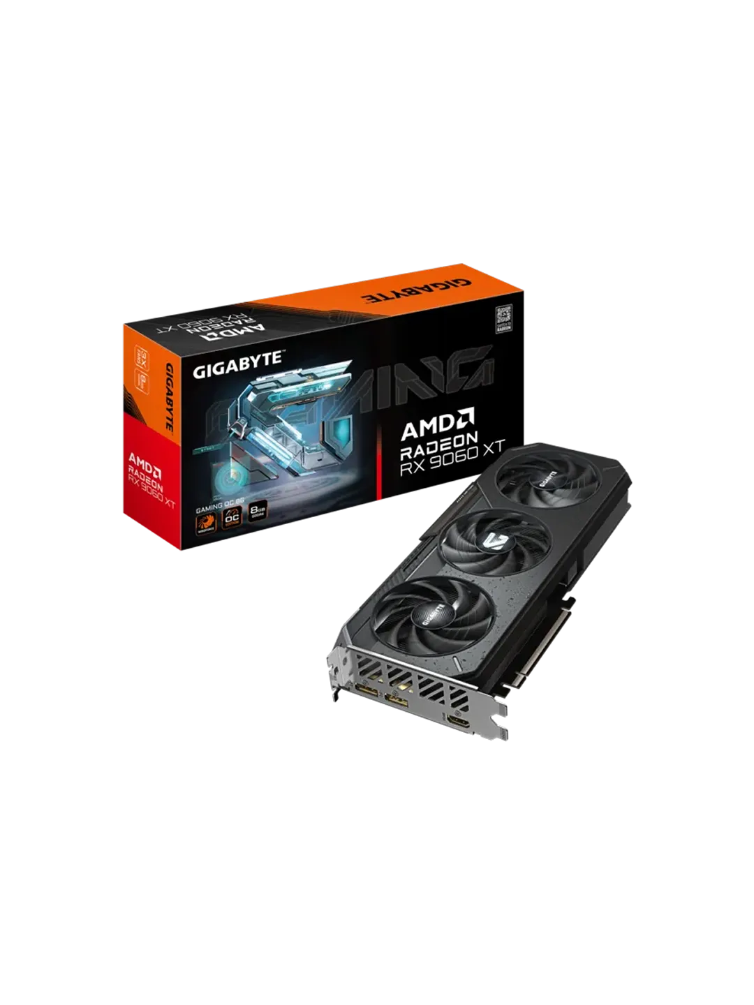Gigabyte - 8GB ATI Radeon RX9060XT GAMING OC — 4