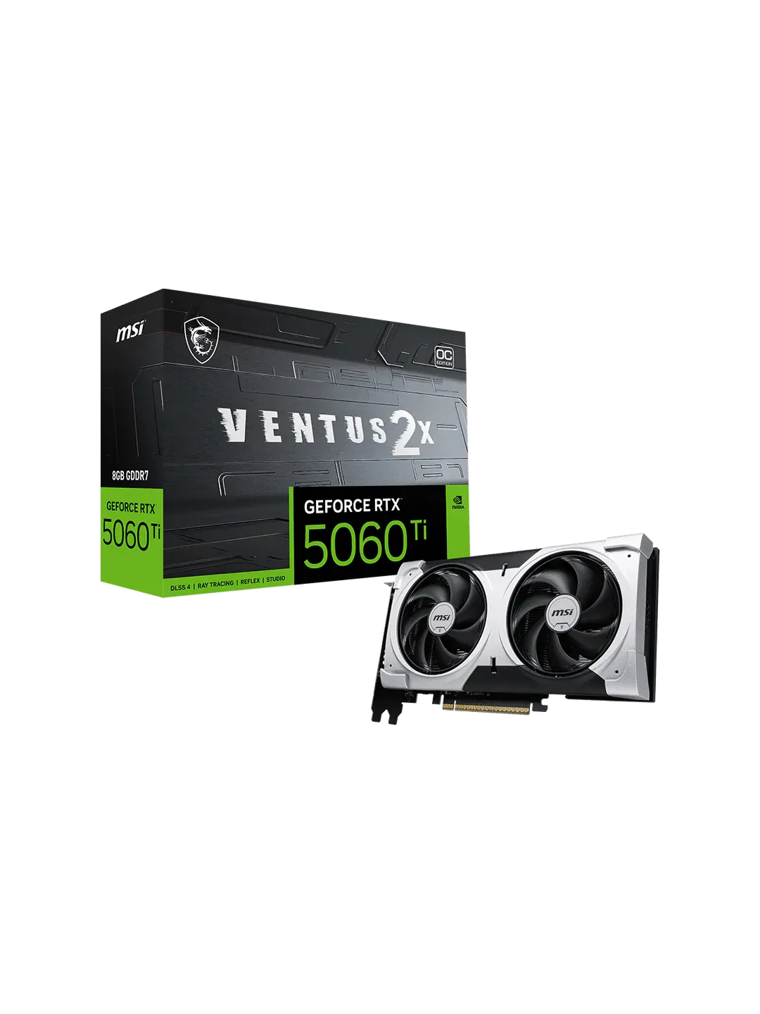 MSI - 8GB GeForce RTX5060Ti VENTUS 2X OC PLUS — 4
