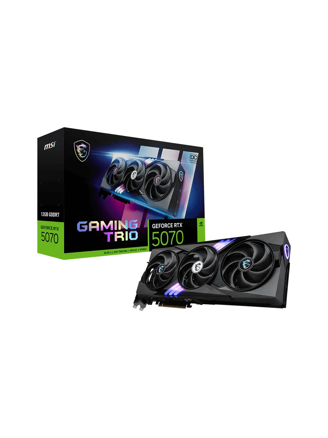 MSI - 12GB GeForce RTX5070 GAMING TRIO — 4