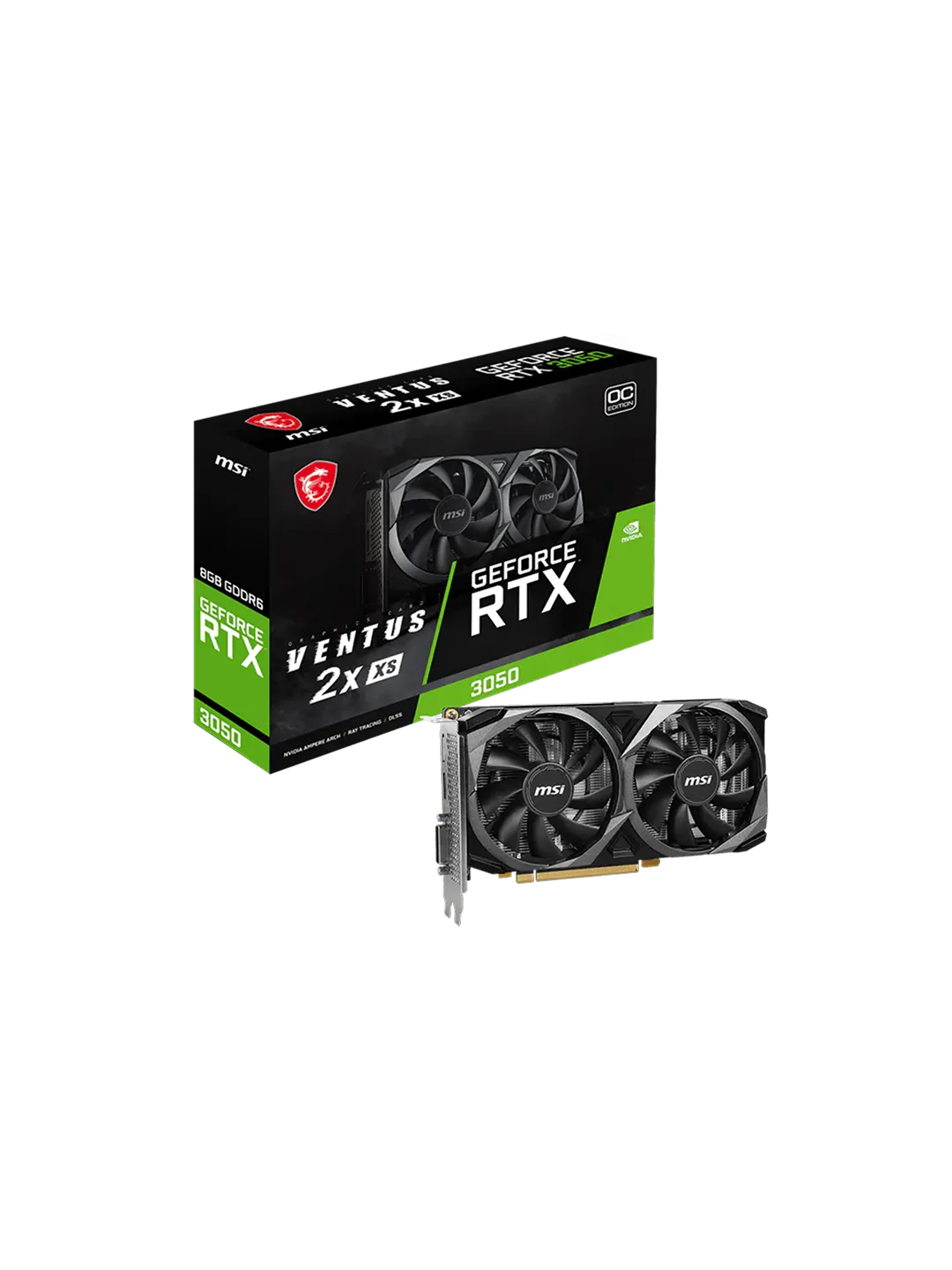 MSI - 8GB GeForce RTX3050 VENTUS 2X XS OC — 4