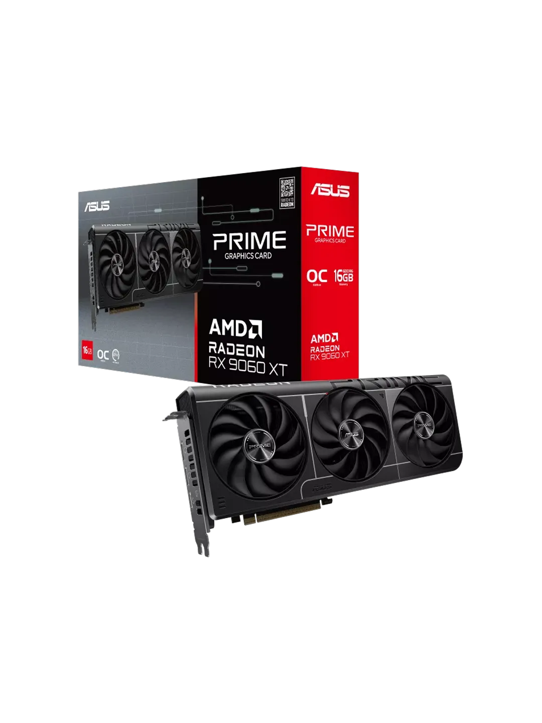 ASUS - 16GB Radeon RX9060XT Prime OC Edition GDDR6 — 4