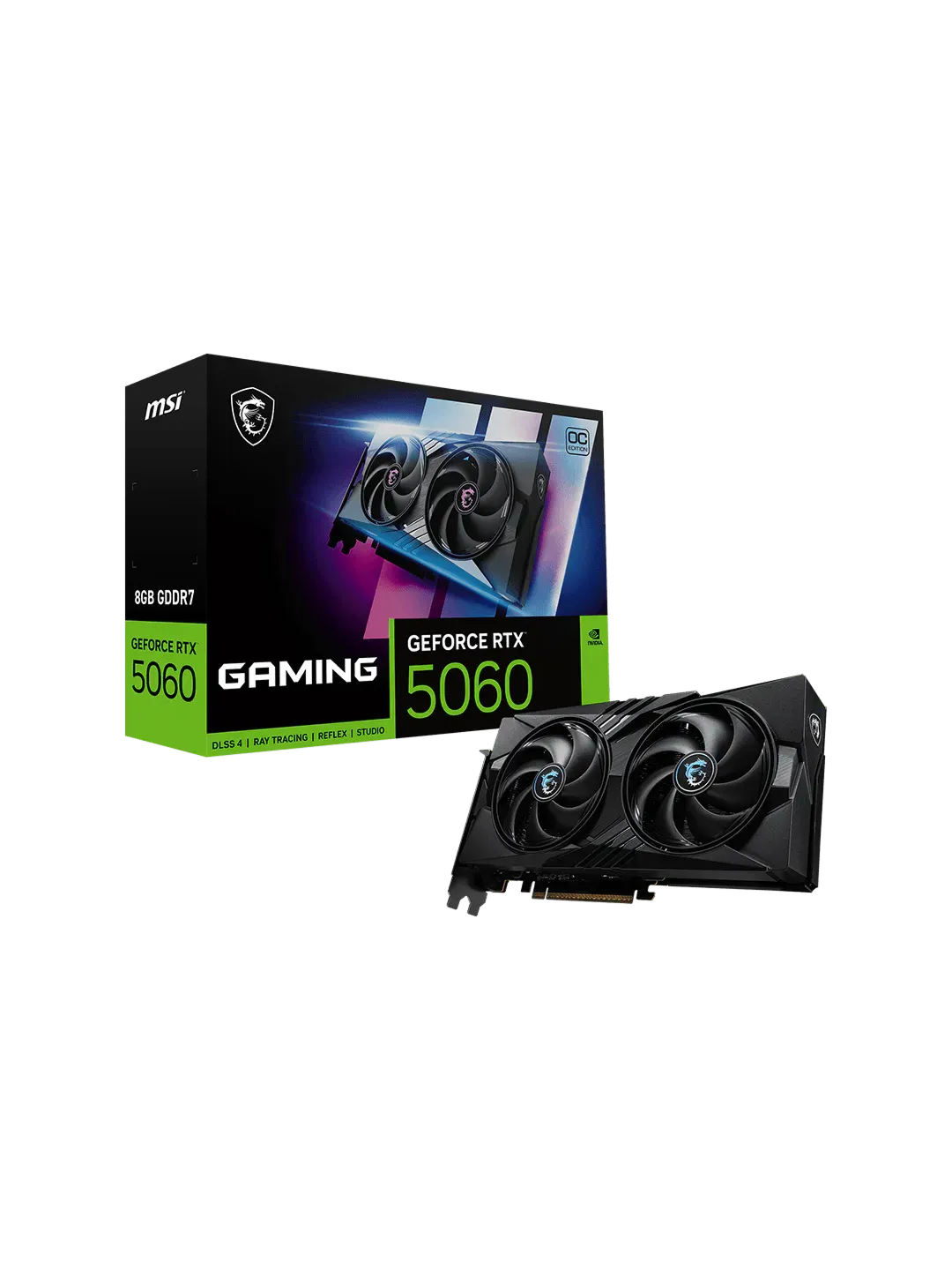 MSI - 8GB GeForce RTX5060 GAMING OC — 4