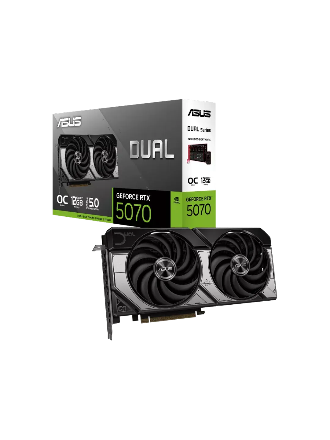 ASUS - 12GB GeForce RTX5070 DUAL OC GDDR7 — 4