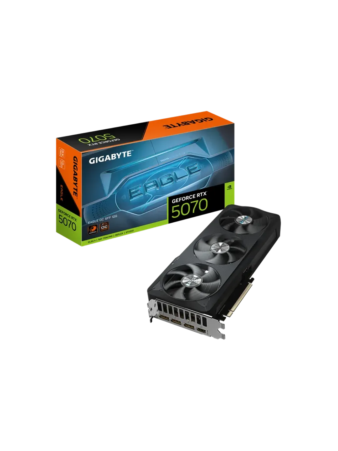 Gigabyte - 12GB GeForce RTX5070 EAGLE OC SFF — 4