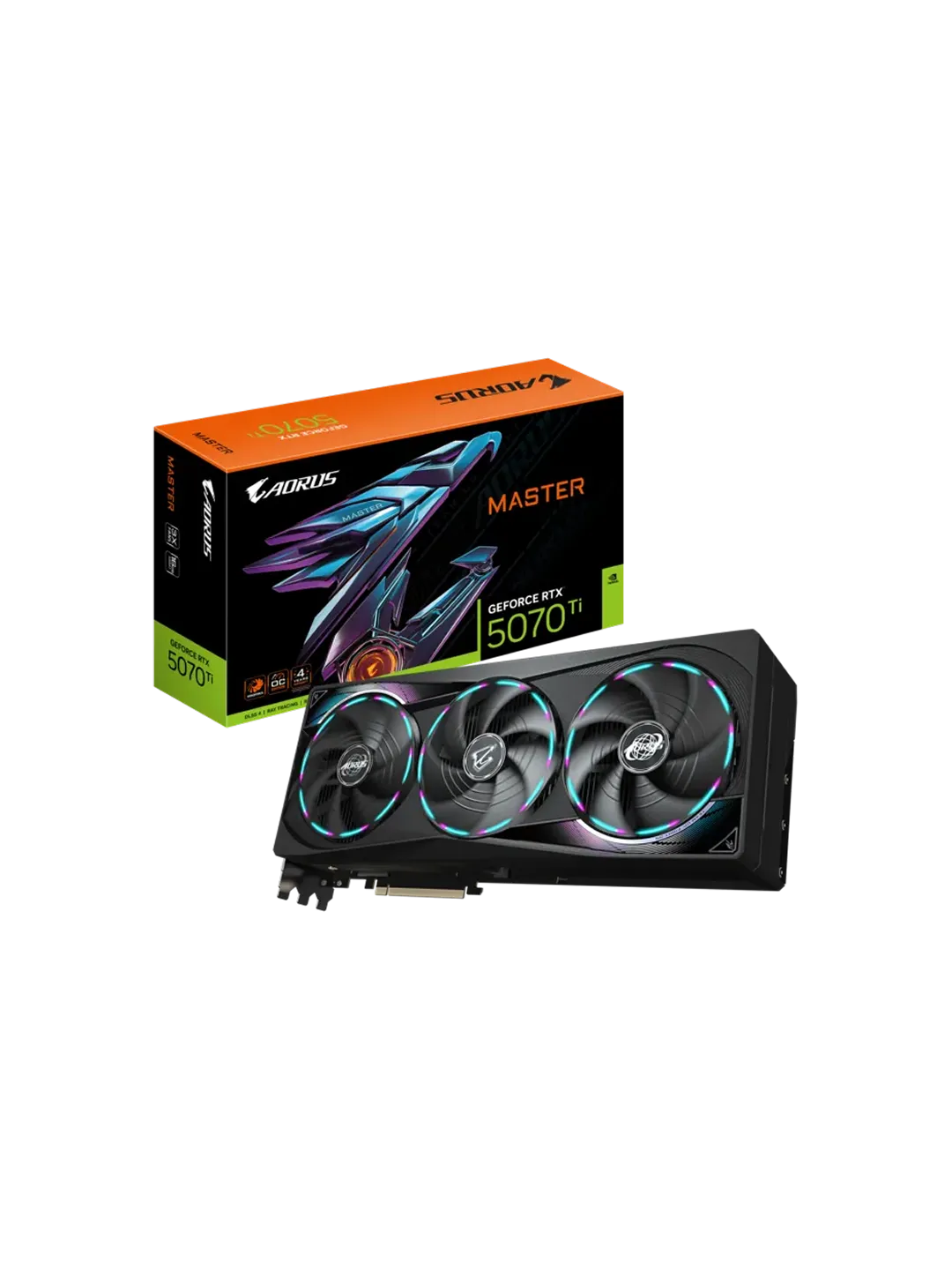 Gigabyte - 16GB GeForce RTX5070Ti AORUS MASTER — 4