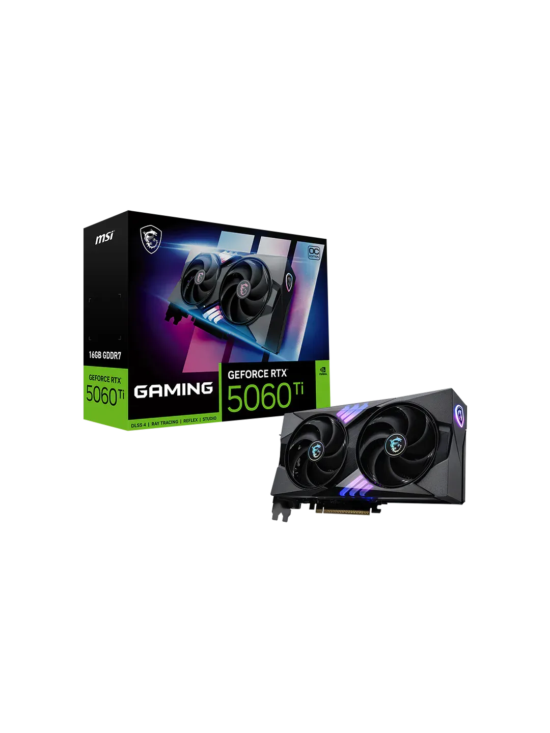 MSI - 16GB GeForce RTX5060Ti GAMING OC — 4