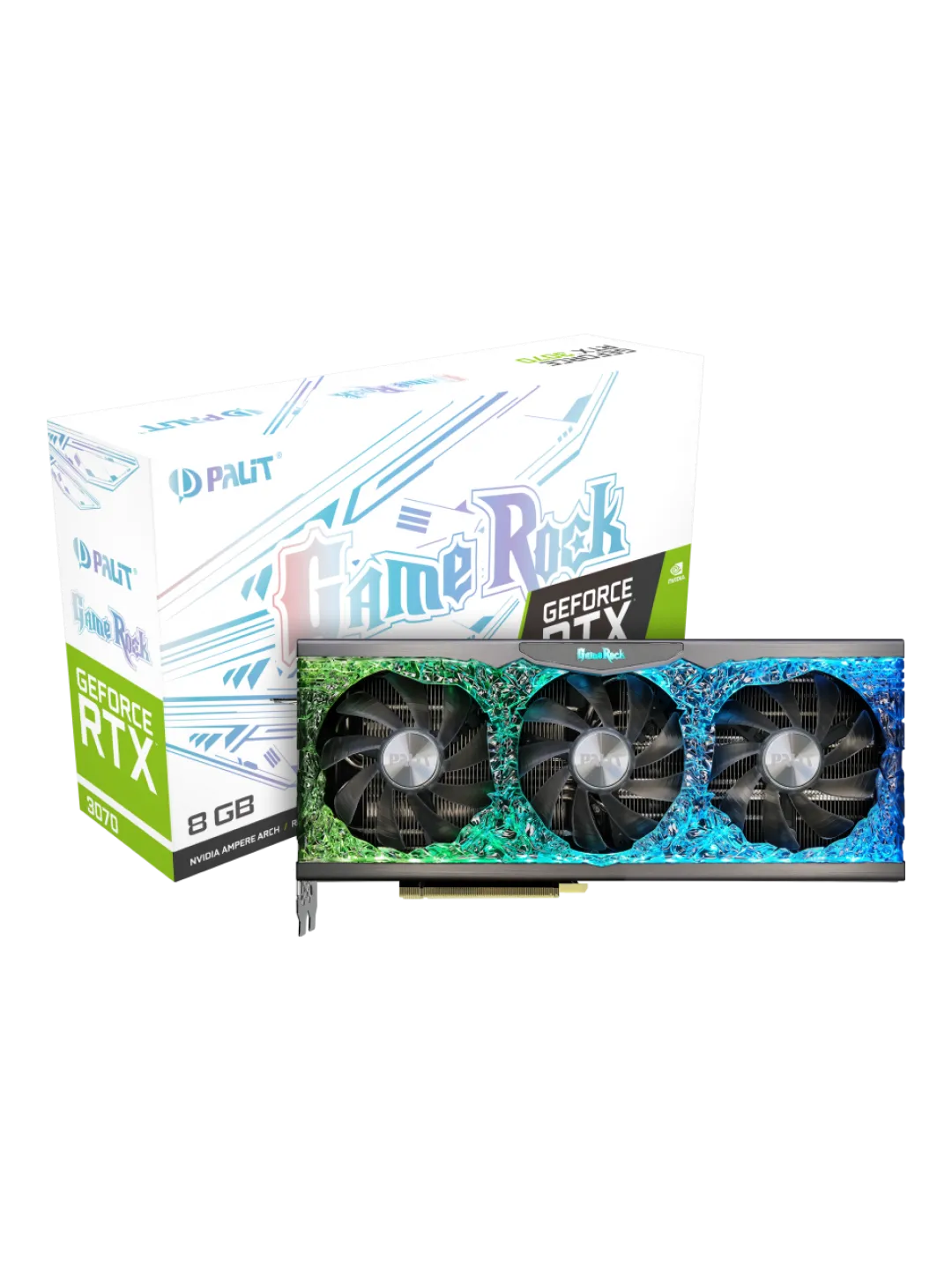 Palit - 8GB GeForce RTX3070 GAMEROCK OC GDDR6 — 4