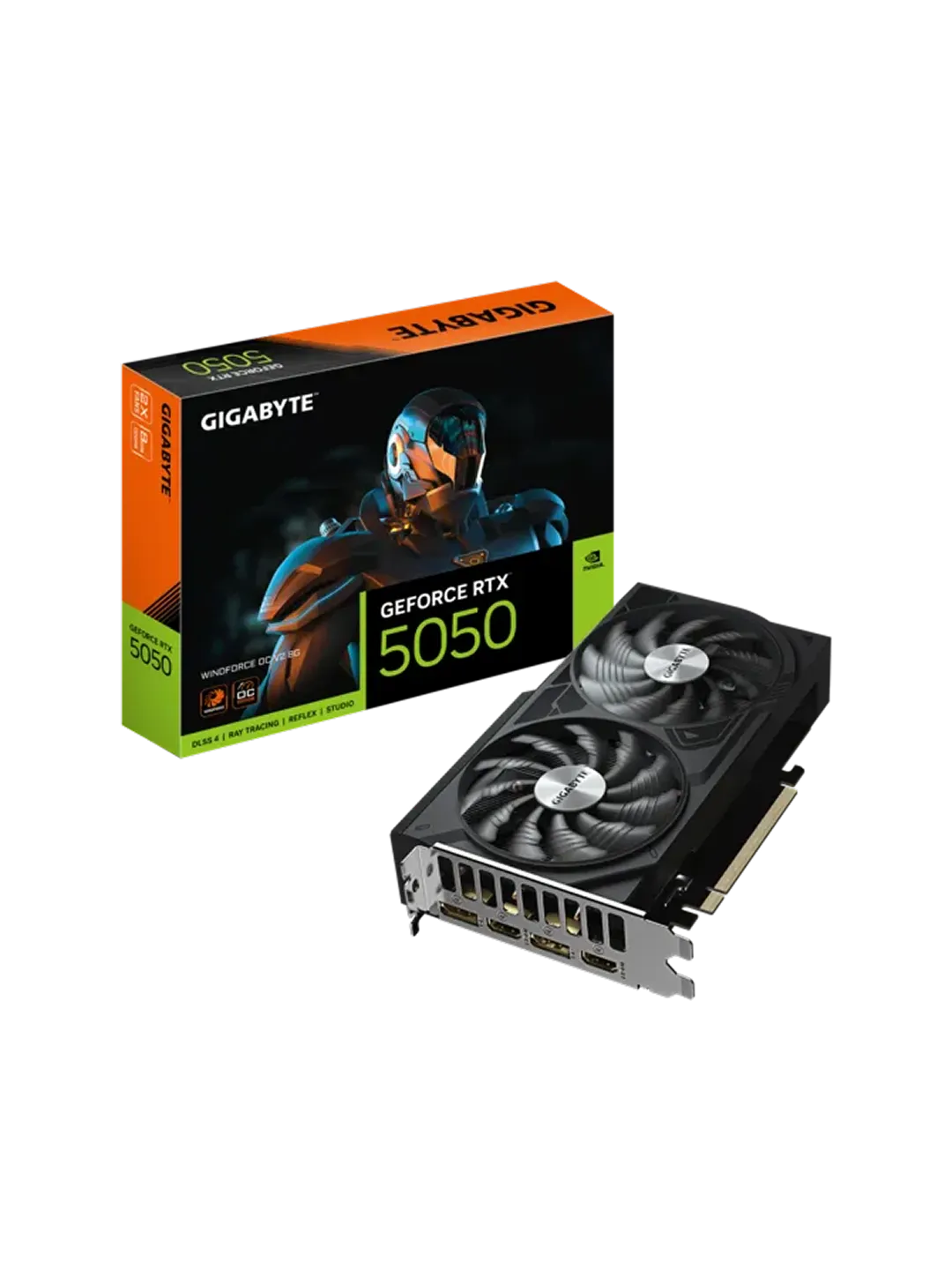 Gigabyte - 8GB GeForce RTX5050 WINDFORCE OC V2 — 4