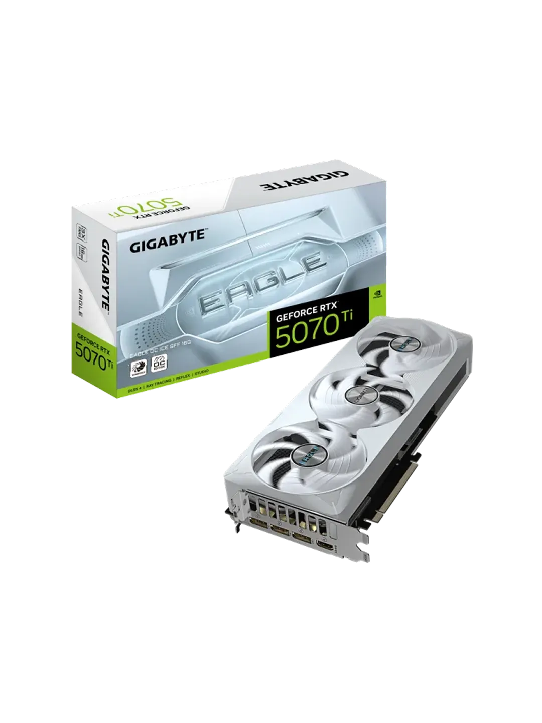 Gigabyte - 16GB GeForce RTX5070Ti EAGLE OC ICE — 4