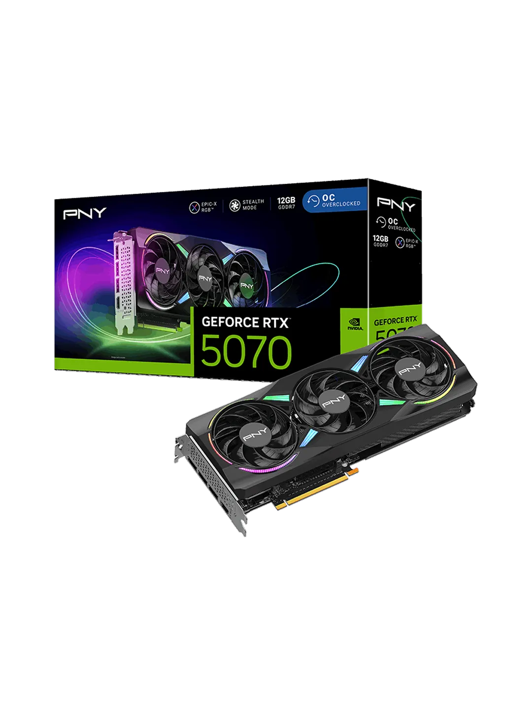 PNY - 12GB GeForce RTX5070 GDDR7 — 4