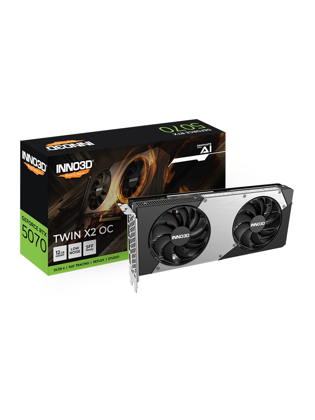 Inno3D - 12GB GeForce RTX5070 TWIN X2 GDDR7 — 3