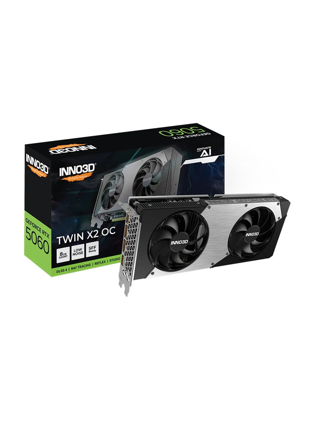 Inno3D - 8GB GeForce RTX5060 TWIN X2 OC GDDR7 — 3