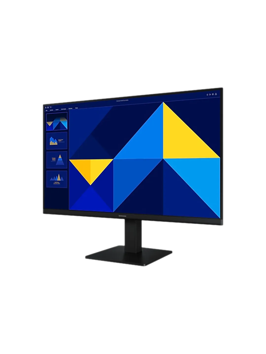 Samsung - 24 LS24D300GAIXCI S3 LED Monitor, IPS, 100Hz, 5mc, FHD (1920x1080), HDMI, DVI, Black — 4