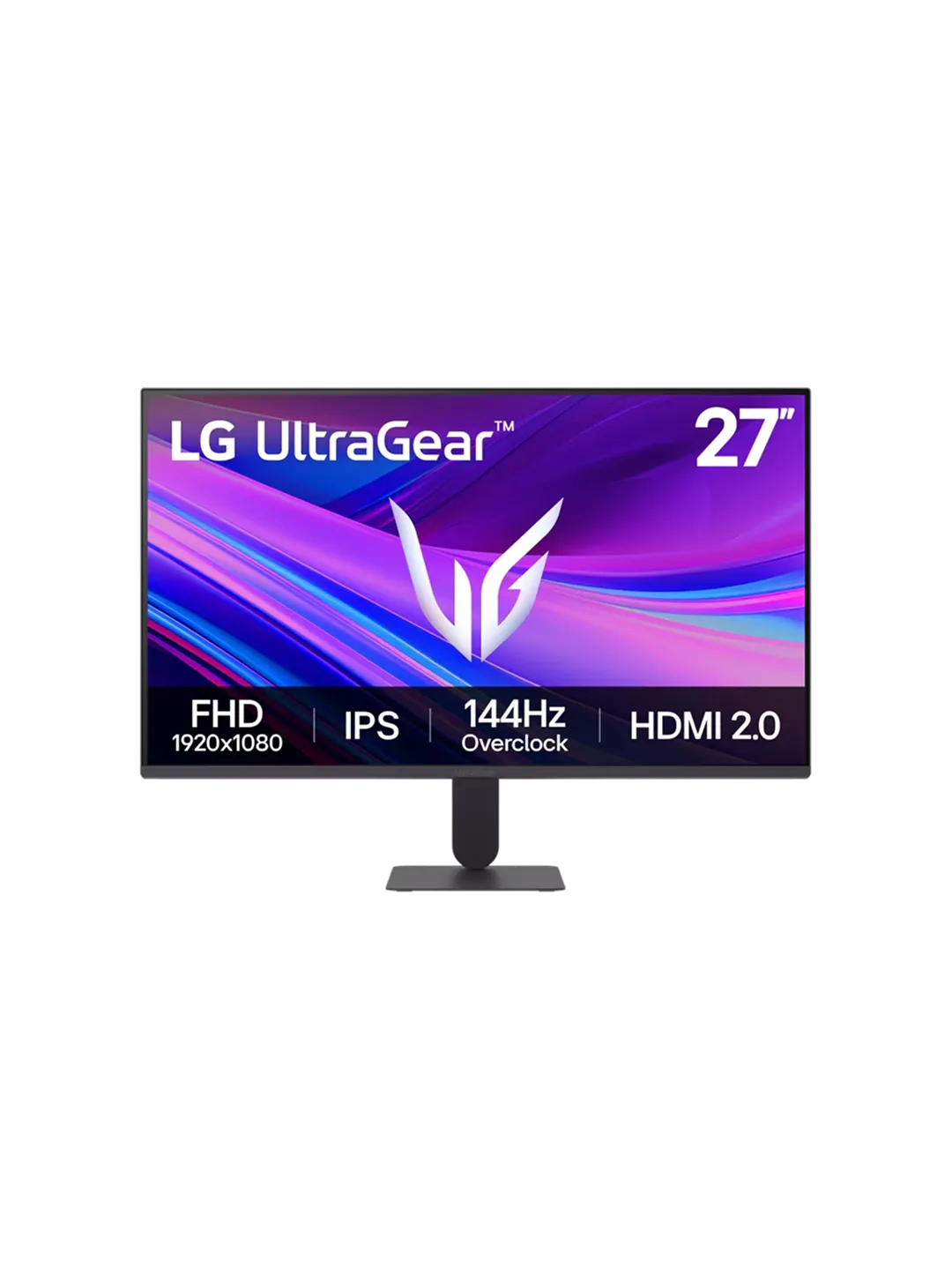 LG - 27 27G411A-B UltraGear, IPS, 5mc, 144Hz, FHD (1920 x 1080), HDMI+Display Port, NVIDIA® G-SYNC®, AMD FreeSync™