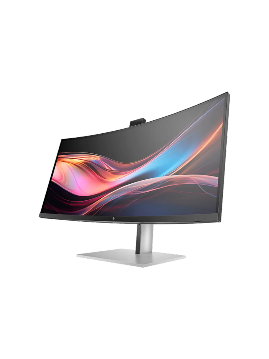HP - 34 7 Pro 734PM Monitor, IPS, 5mc, WQHD (3440x1440), HDMI+DP,USB, Silver — 4