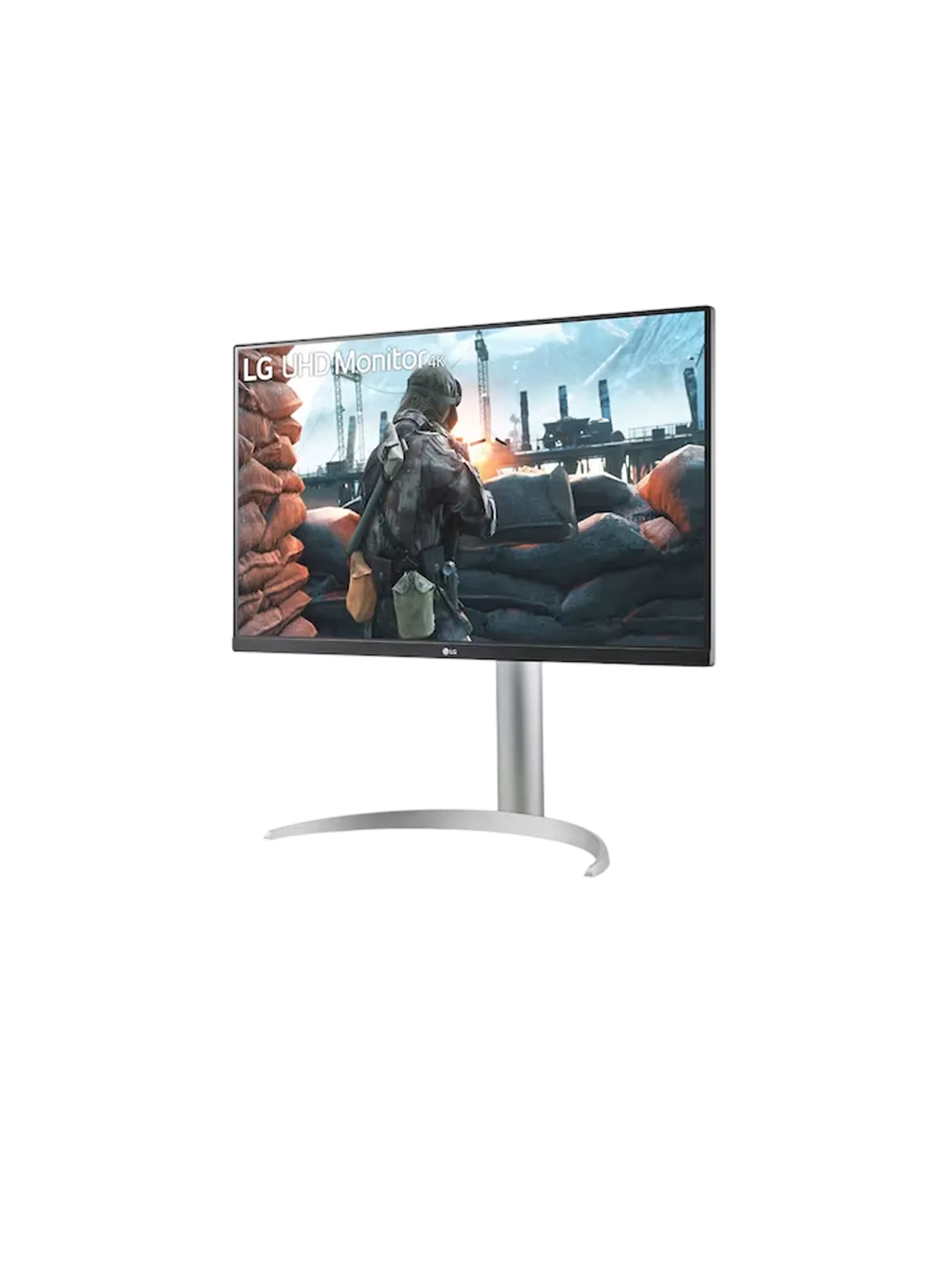 LG - 27 27UP650K-W 4K Monitor, IPS, 5mc, 60Hz, UHD (3840×2160), HDMI+Display Port , DisplayHDR™ 400 — 4