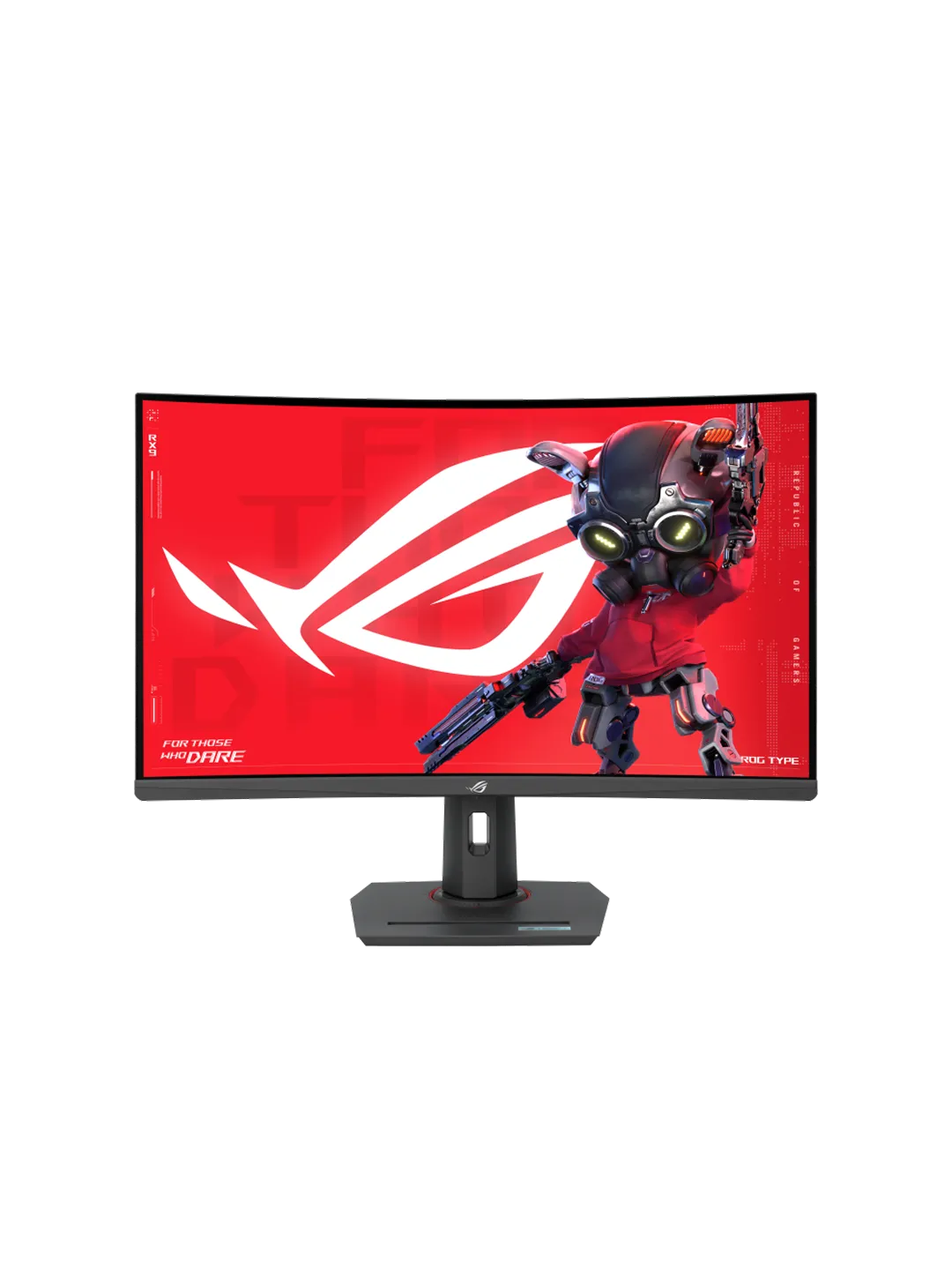 ASUS - 32 ROG Strix XG32WCMS Curved Gaming Monitor, QHD (2560x1440), 280Hz, Fast VA, 1ms, USB Type-C, HDR, Black