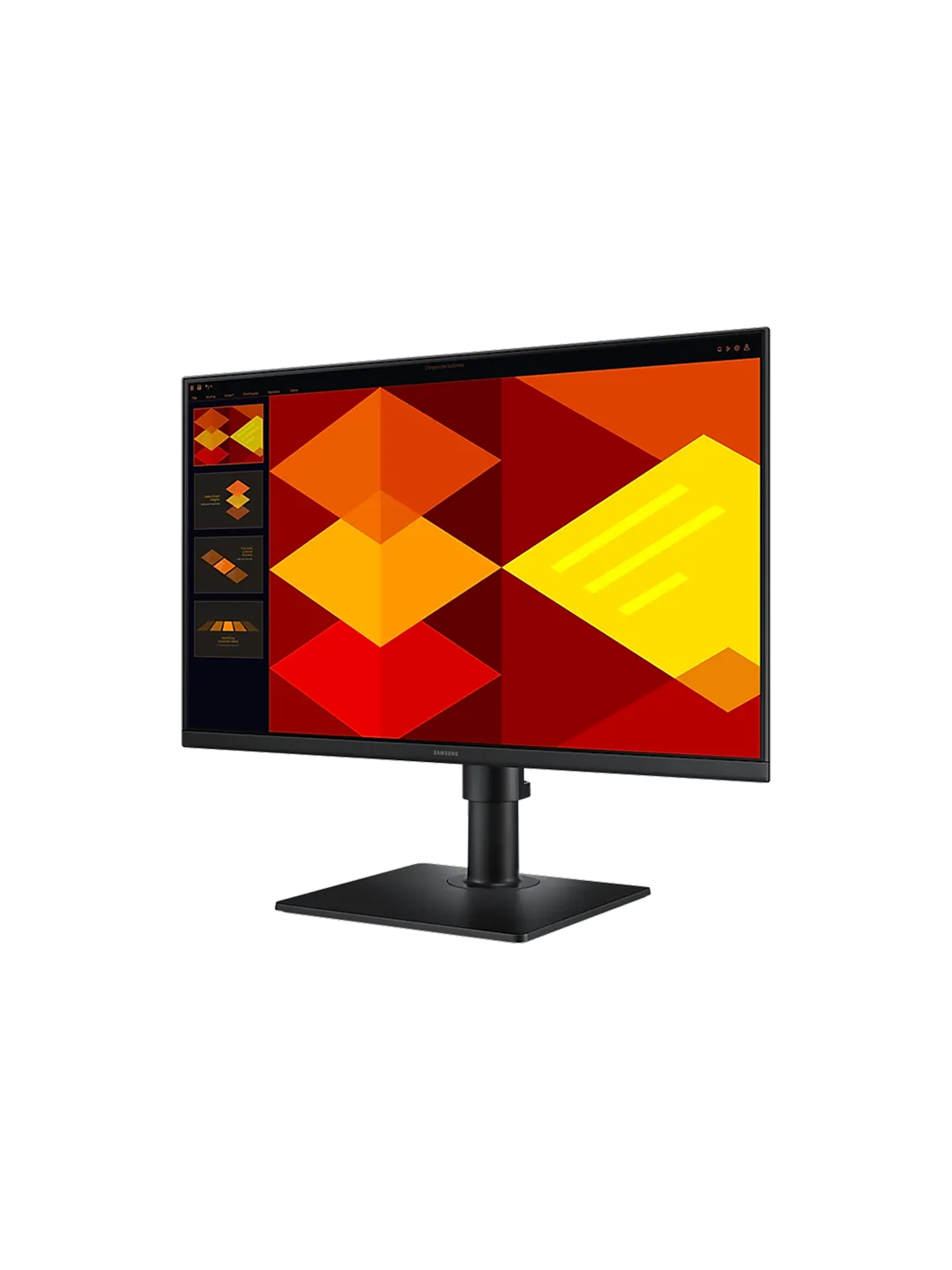 Samsung - 24 LS24D400GAIXCI S4 LED Monitor, IPS, 100Hz, 5mc, FHD (1920x1080), High adjustable, HDMI, DVI, Black — 4