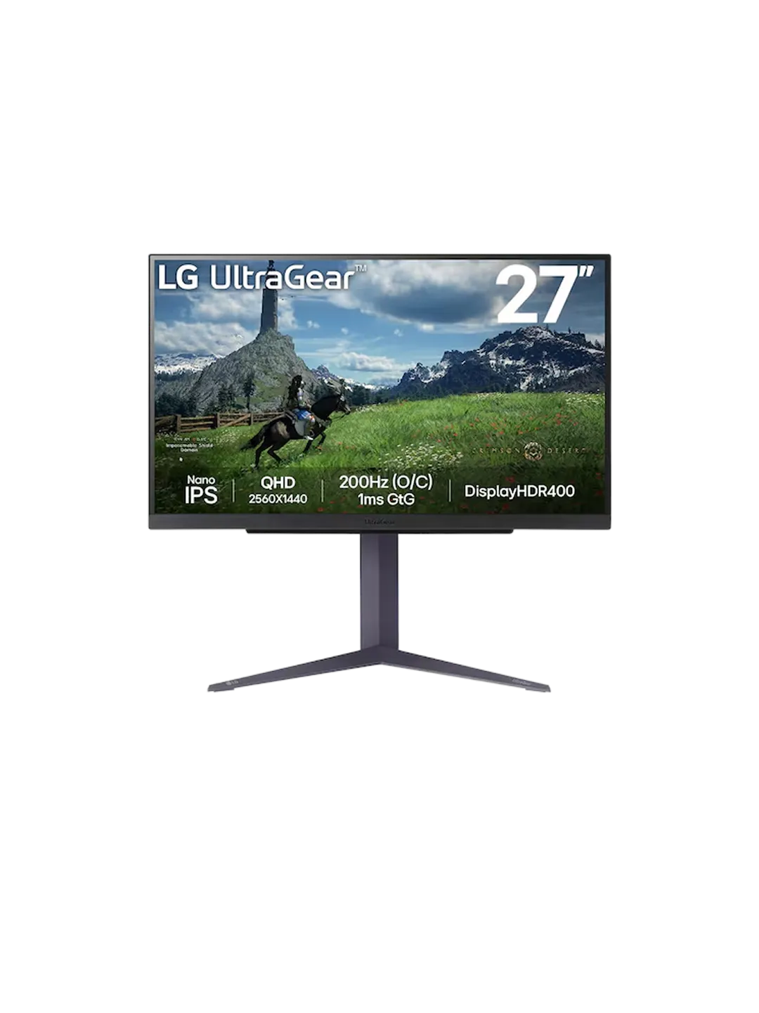 LG - 27 27GS85Q-B UltraGear, IPS, 1mc, 200Hz, QHD (2560×1440), HDMI+Display Port, NVIDIA® G-SYNC®, AMD FreeSync™