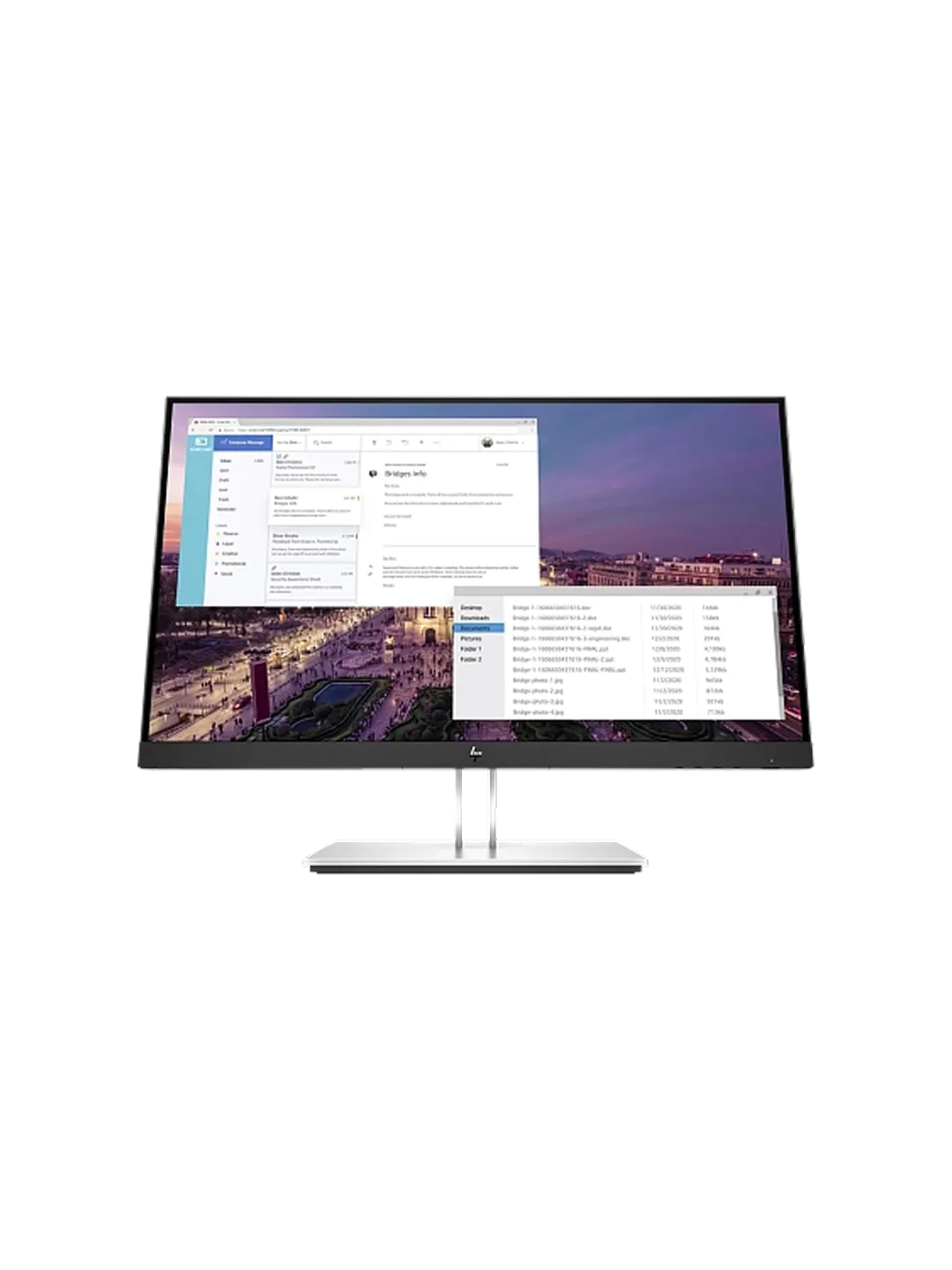 HP - 23 EliteDisplay E23 G4 Monitor, IPS, HDMI, 5mc, FHD (1920x1080), Silver