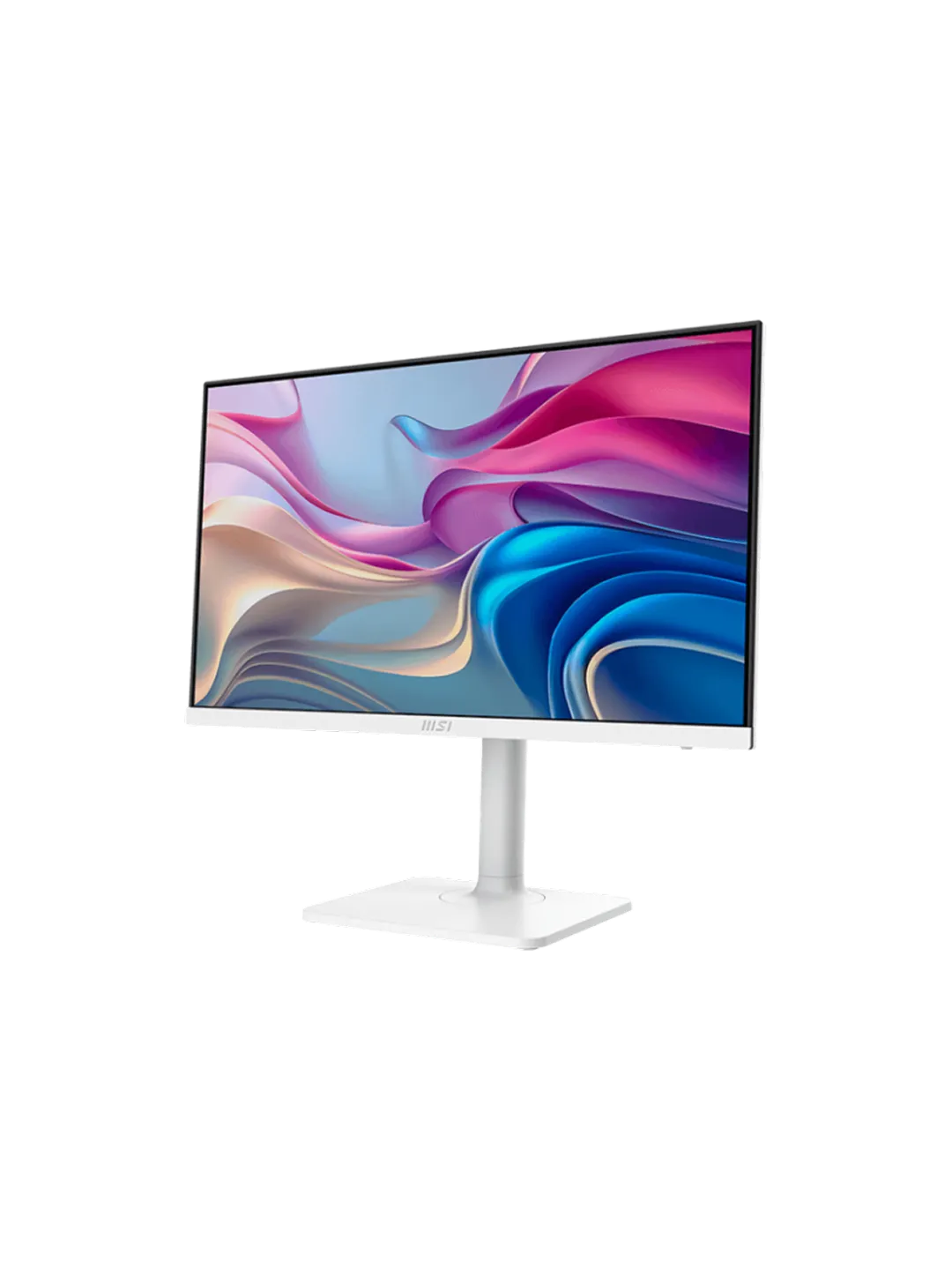 MSI - 27 Modern MD272UPHW 4K Monitor, IPS, 4mc, 60Hz, UHD (3840x2160), HDMI+DP+TypeC, KVM, HAS, White — 4