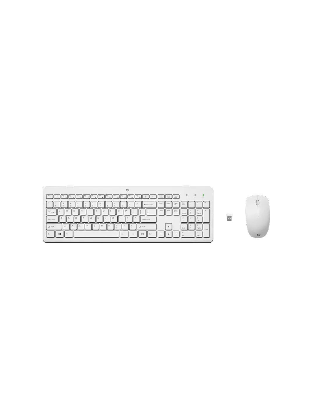 HP 230 Wireless Mouse va Klaviatura Kombinatsiyasi, Oq