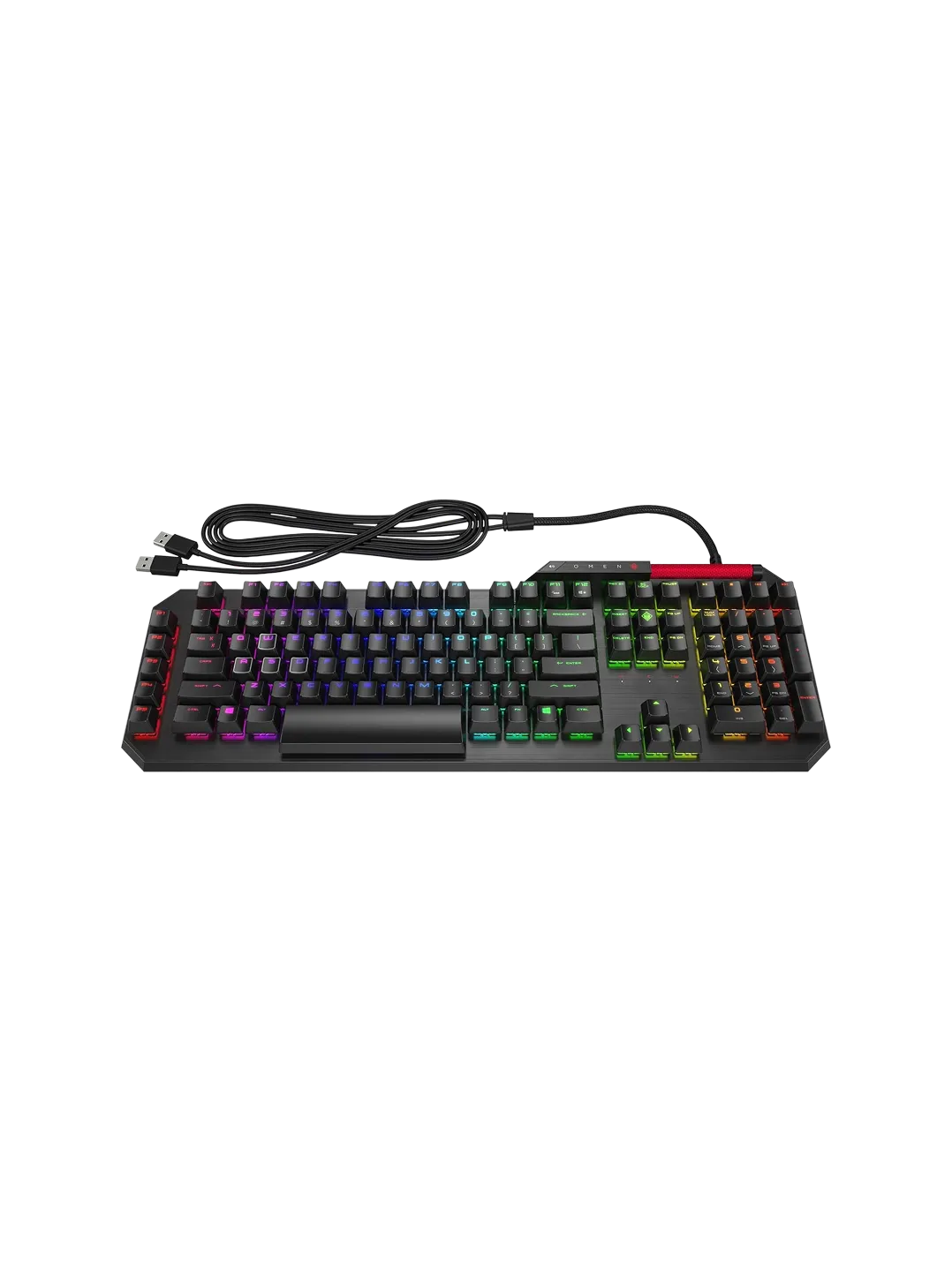 HP OMEN Sequencer Gaming Keyboard, RGB Lighting, Mechanical Keys, USB Connection