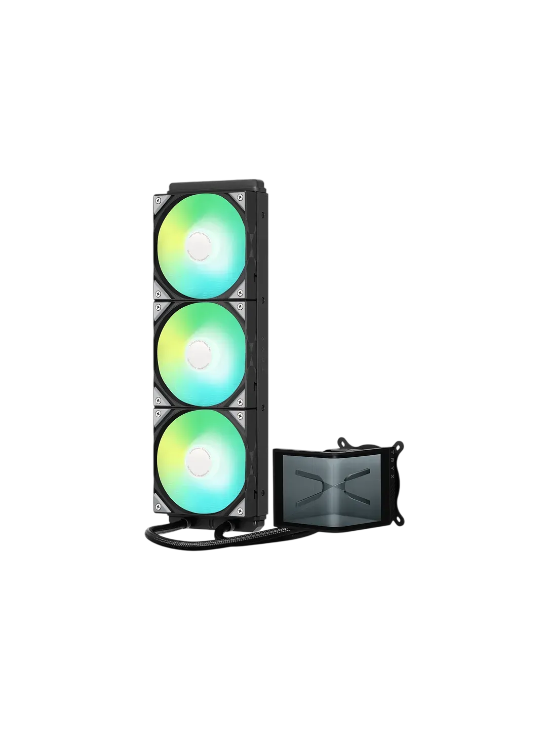 Водяной кулер TRYX PANORAMA 360mm AIO Liquid Cooler ARGB Black — 3