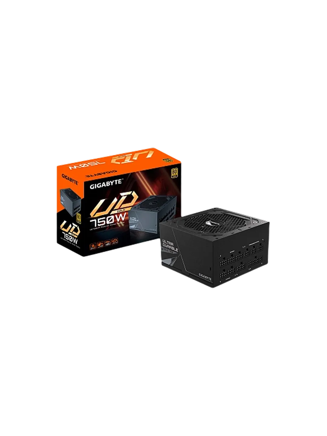 Блок питание Gigabyte GP-UD750GM PG5 V2, 750W, 120mm, 80 Plus Gold,  Modular ATX Power Supply — 4