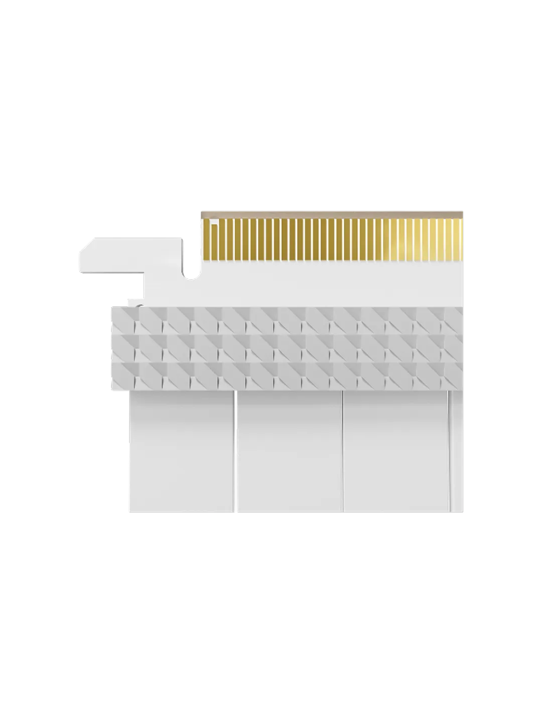 TRYX STRING PCIE 5.0 Riser cable 300mm White — 3