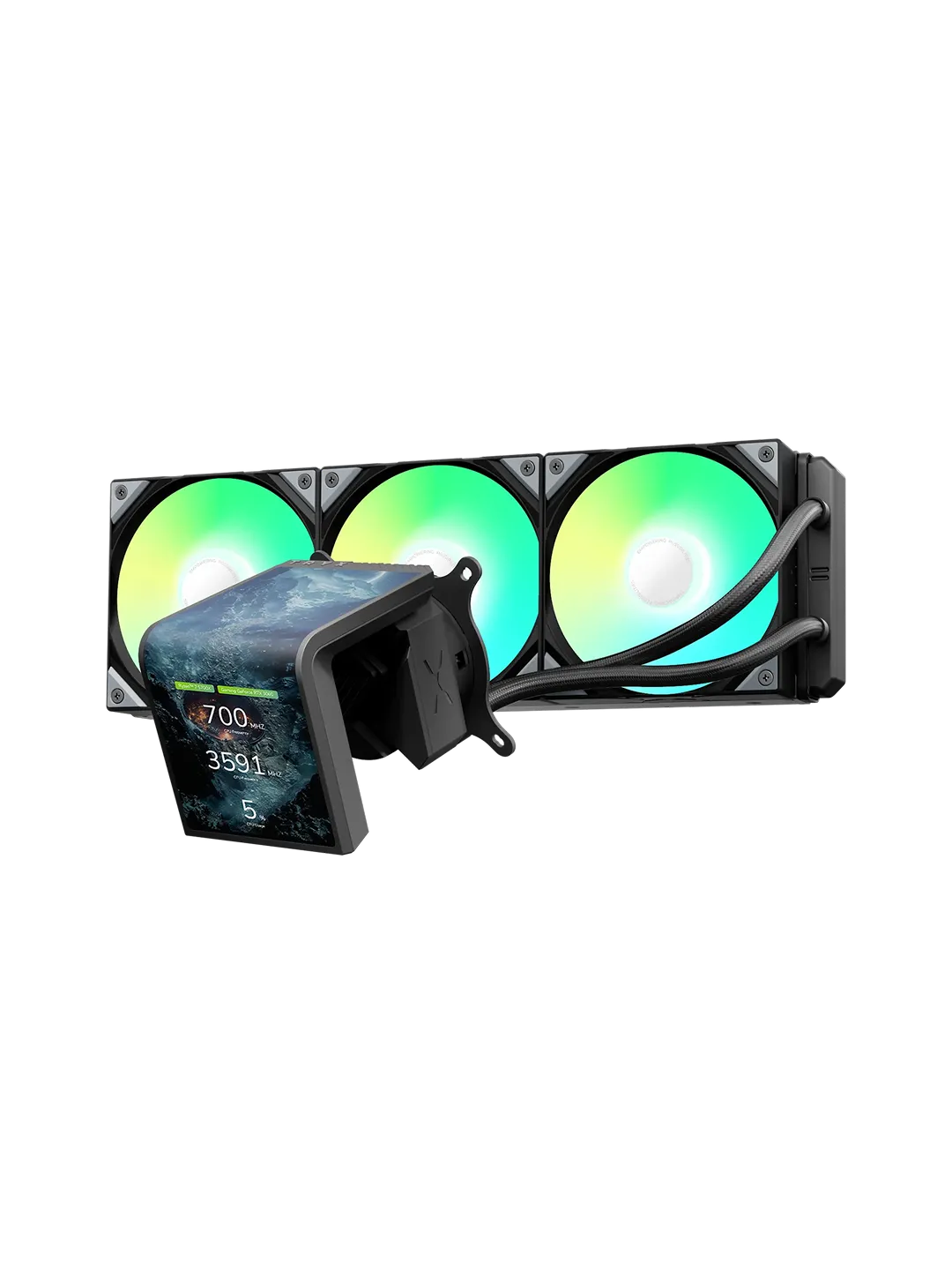 Водяной кулер TRYX PANORAMA SE 360 ARGB Liquid Cooler Black — 2
