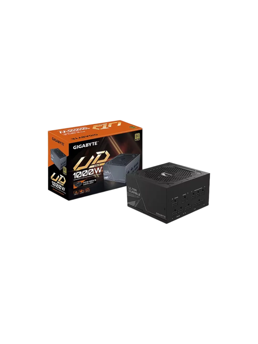Блок питание Gigabyte GP-UD1000GM PG5, 1000W, 80 Plus Gold, Modular ATX Power Supply — 4