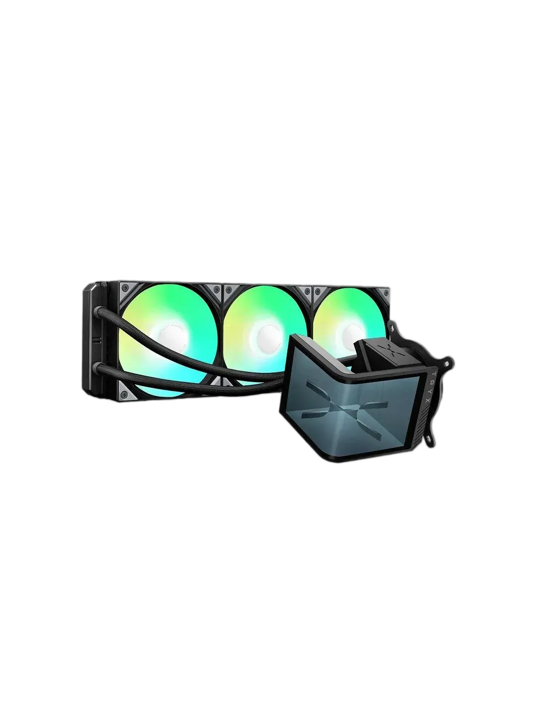 Водяной кулер TRYX PANORAMA 360mm AIO Liquid Cooler ARGB Black