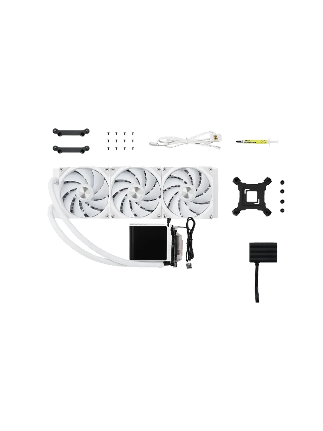 Водяной кулер TRYX PANORAMA 360mm AIO Liquid Cooler White — 4