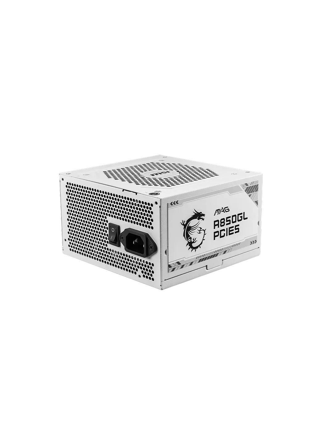 MSI MAG A850GL PCIE5, 80 Plus Gold, Modular, White