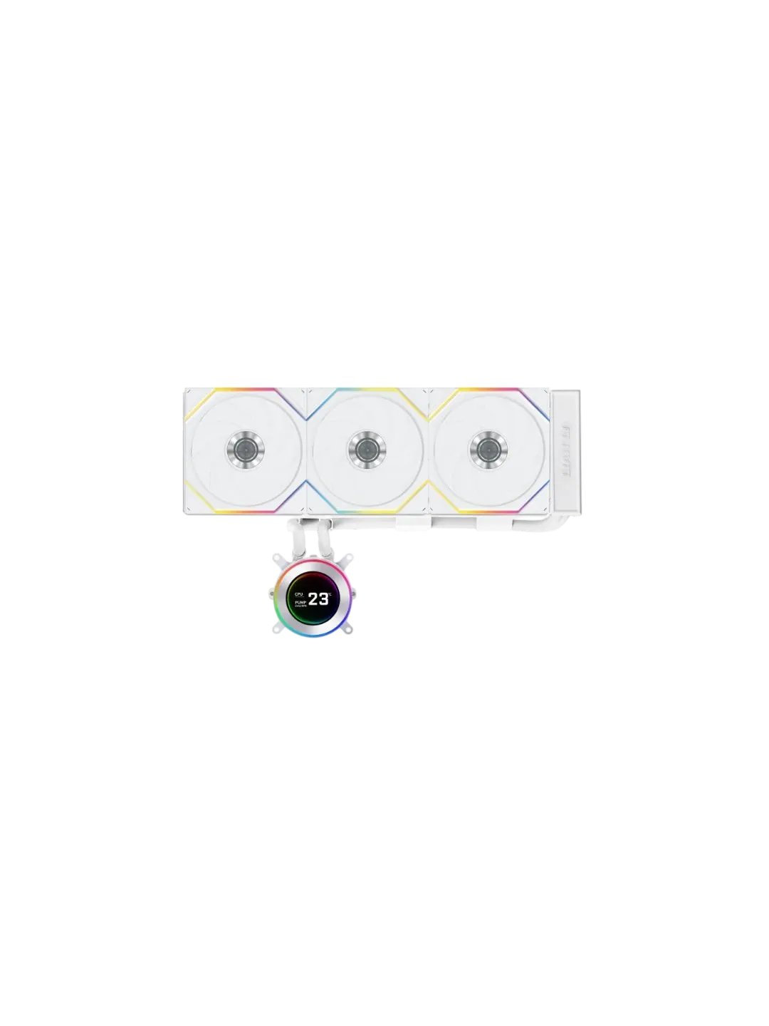 Lian Li HydroShift 2 LCD-C 360TL WHITE suvli sovutgich — 3