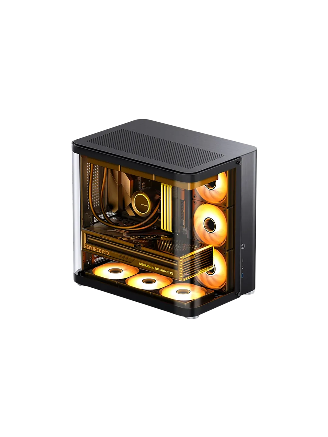 Jonsbo TK-2 Black Kompyuter Korpusi