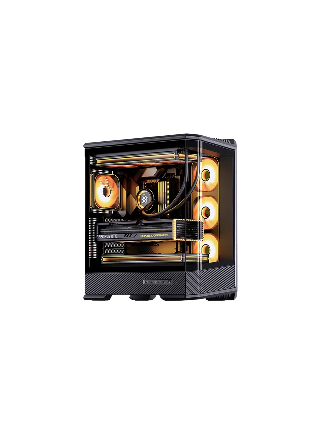 Jonsbo D400 Black Kompyuter Korpusi