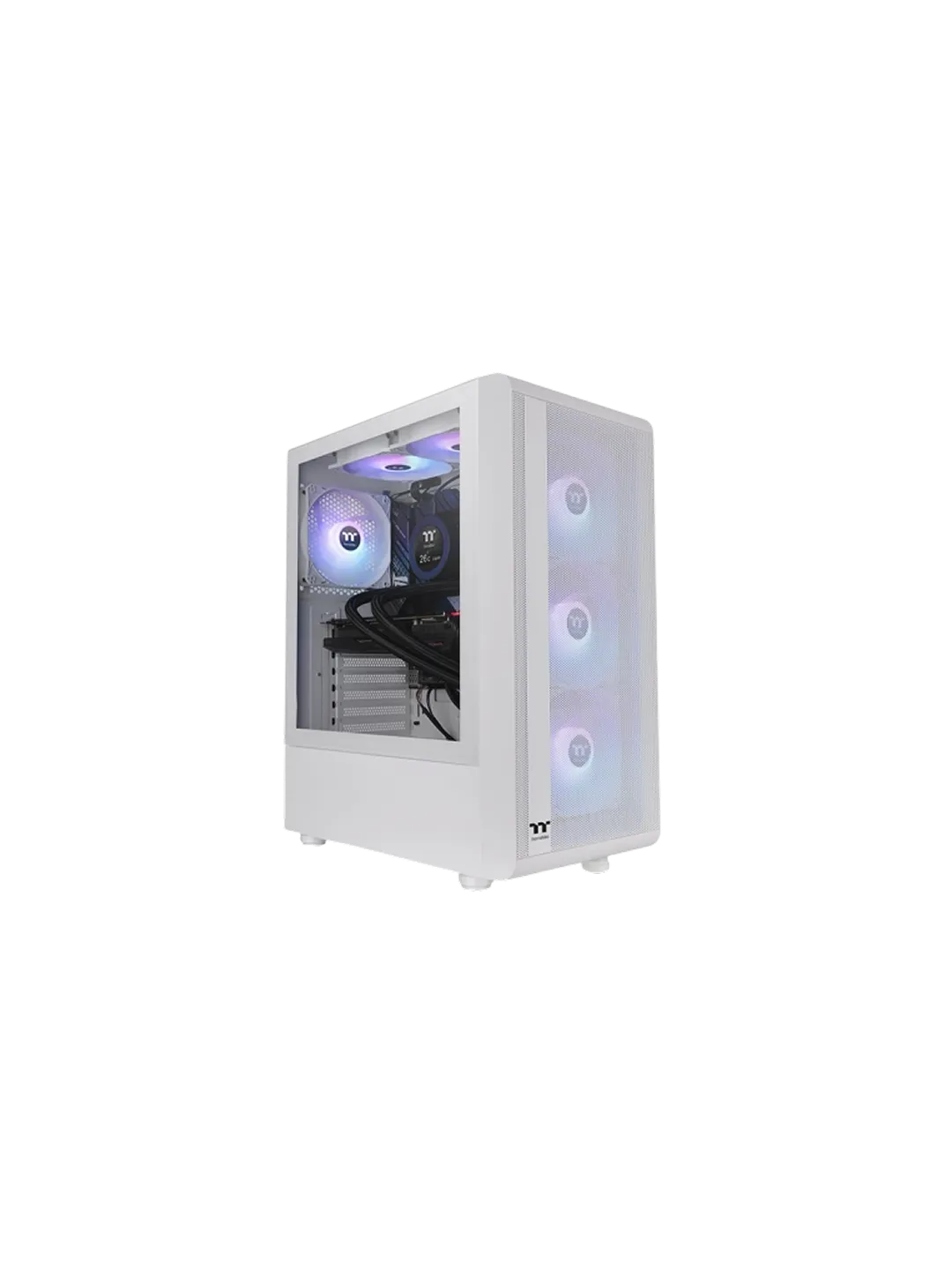 Thermaltake S200 TG ARGB Snow O'rta Tower Korpus
