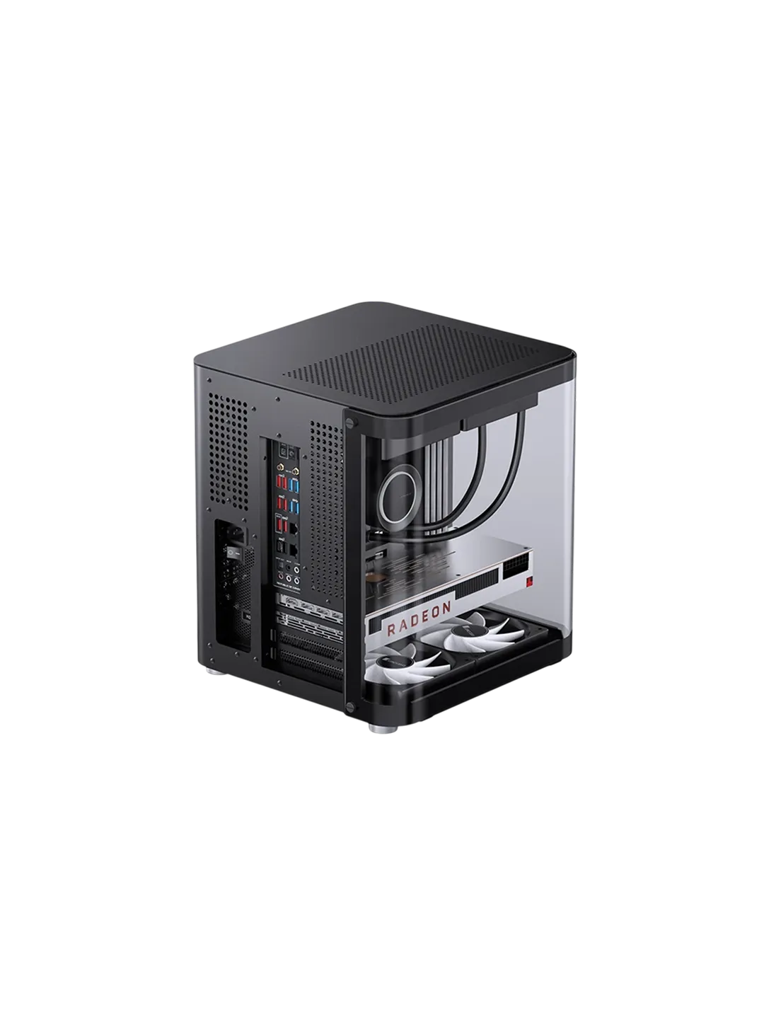 Jonsbo TK-1 Qora Kompyuter Korpusi — 4