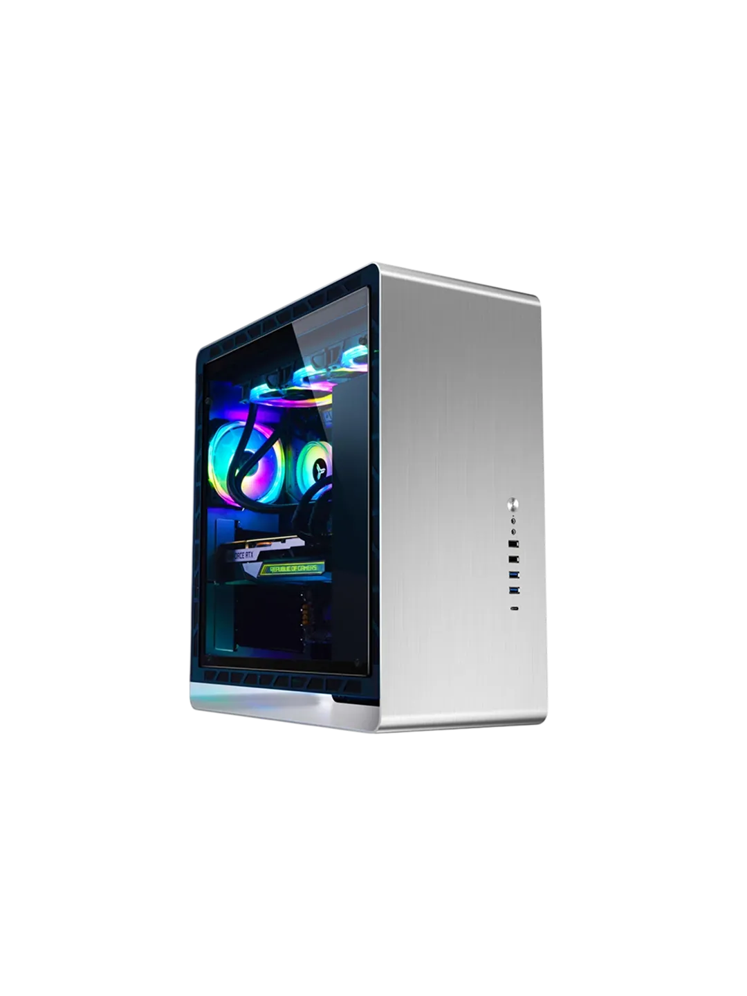 Корпус Jonsbo UMX6-G Silver