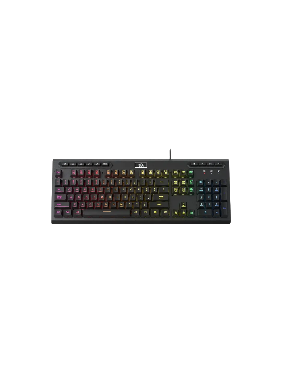 Redragon ADITYA K513 Gaming Keyboard, RGB Backlighting, Mechanical Keys